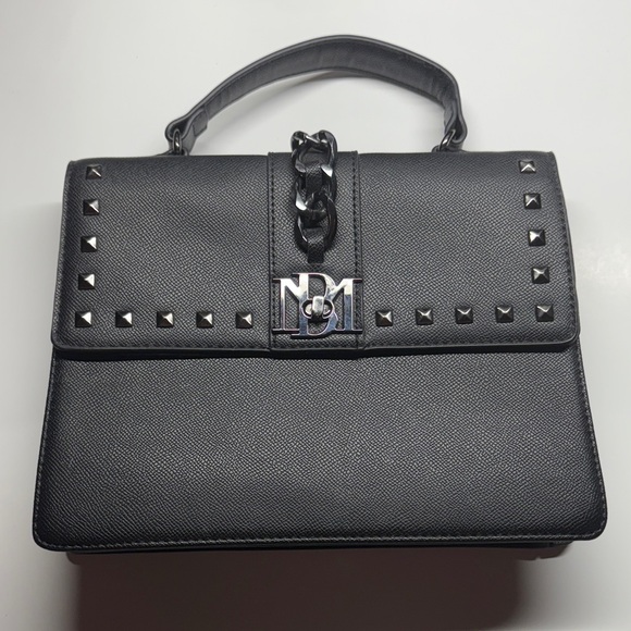 Badgley Mischka Handbags - Badgley Mischka Black Studded Satchel